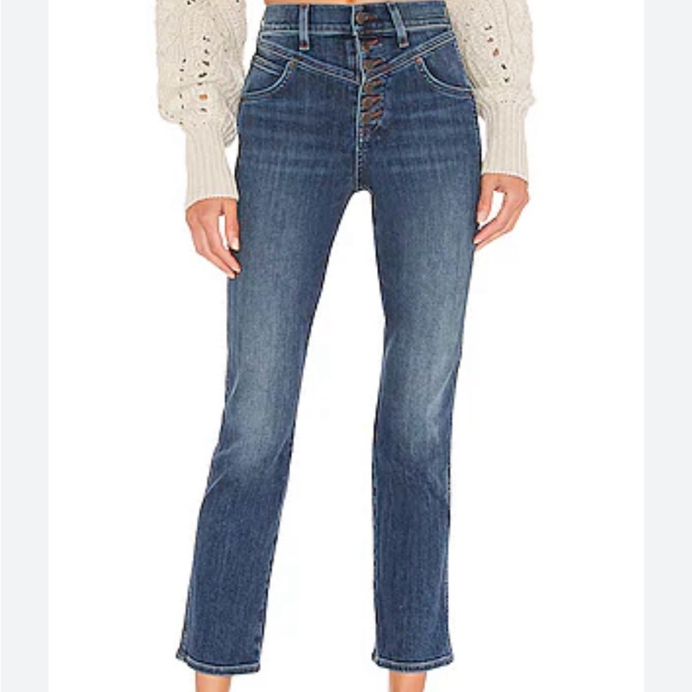 Veronica Beard Dark Blue Denim Jeans